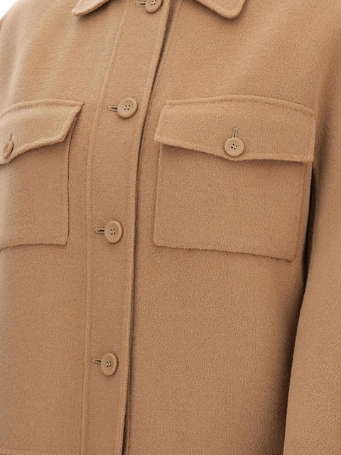 Max Mara patch-pocket buttoned jacket - Brown - zdjęcie produktu nr 2