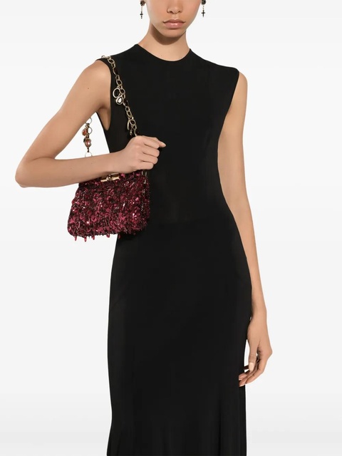 Dolce & Gabbana sequined shoulder bag - Red - zdjęcie produktu nr 2