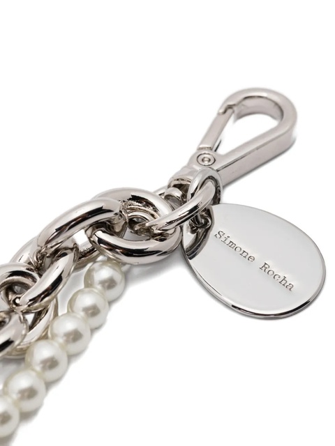 Simone Rocha faux pearl embellished necklace - Silver - zdjęcie produktu nr 2