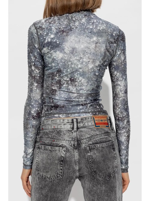 Diesel T-Akara T-shirt - Blue - zdjęcie produktu nr 2