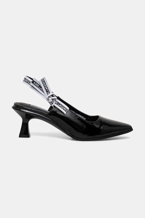 Karl Lagerfeld szpilki PANACHE II kolor czarny KL30808A - zdjęcie produktu nr 2