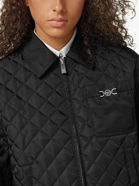 Versace quilted blouson jacket - Black - zdjęcie produktu nr 2