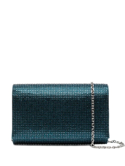 René Caovilla rhinestone-embellished clutch bag - Blue - zdjęcie produktu nr 1
