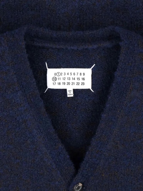 Maison Margiela buttoned cardigan - Blue - zdjęcie produktu nr 2