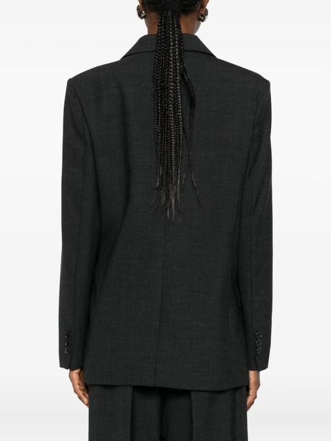 SOLOTRE notched-lapel blazer - Black - zdjęcie produktu nr 2
