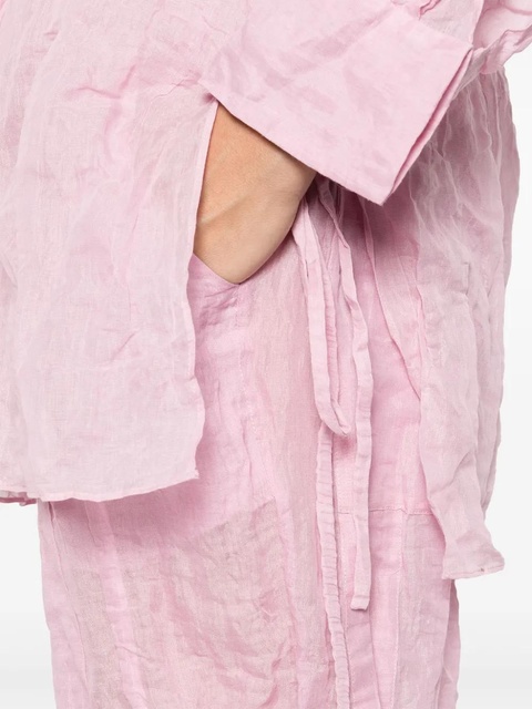 Christopher Esber crushed multi-panelled trousers - Pink - zdjęcie produktu nr 2
