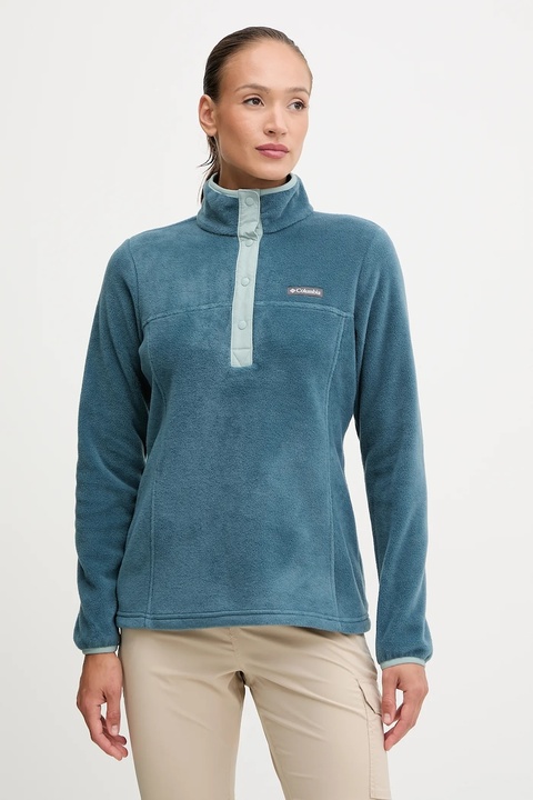 Columbia bluza sportowa Benton Springs kolor turkusowy wzorzysta 2085651 - zdjęcie produktu nr 1