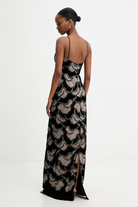 Answear.LAB sukienka kolor beżowy maxi prosta - zdjęcie produktu nr 1