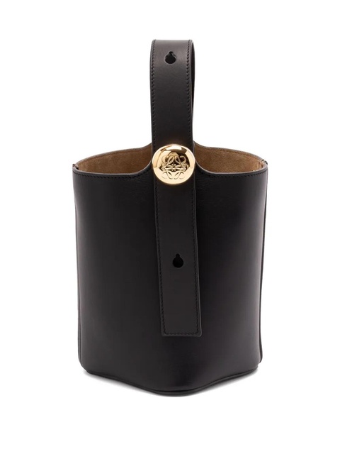 LOEWE mini Pebble bucket bag - Black - zdjęcie produktu nr 1