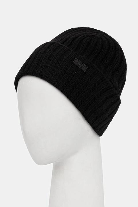 Weekend Max Mara czapka wełniana RITMO kolor czarny 2525576035600 - zdjęcie produktu nr 2