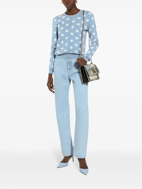 Dolce & Gabbana DNA logo print cardigan - Blue - zdjęcie produktu nr 2