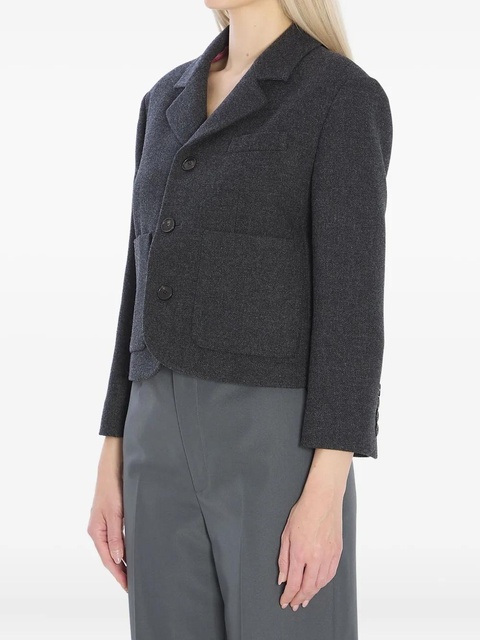 Gucci patch-pocket wool jacket - Grey - zdjęcie produktu nr 1
