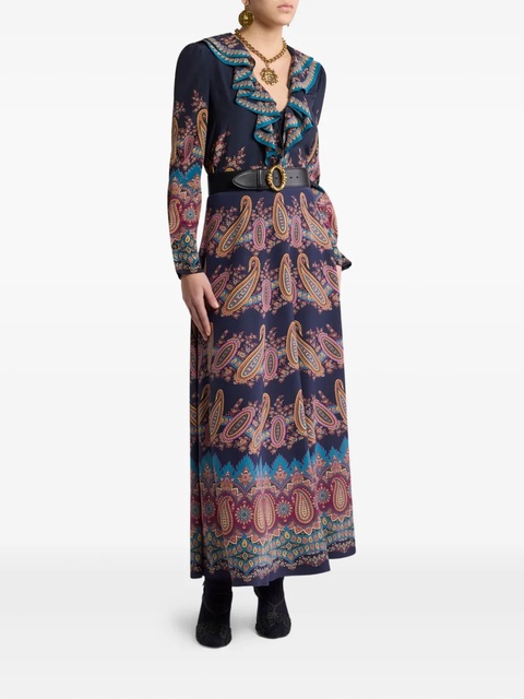 ETRO paisley-print maxi skirt - Blue - zdjęcie produktu nr 2
