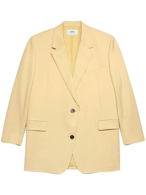 AMI Paris oversize virgin wool blazer - Yellow - zdjęcie produktu nr 1