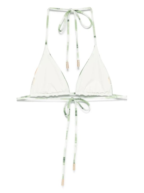 Cult Gaia triangle-cup bikini top - Green - zdjęcie produktu nr 2