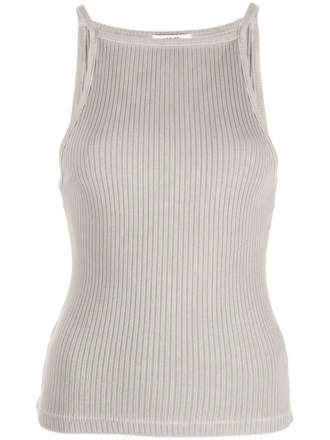 AGOLDE square-neck ribbed-knit top - Neutrals - zdjęcie produktu nr 1
