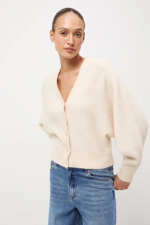 Medicine kardigan damski kolor beżowy - zdjęcie produktu nr 1