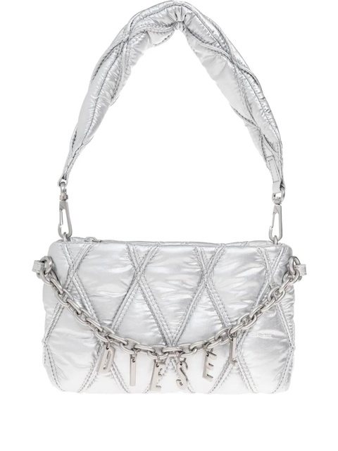 Diesel Charm-D quilted clutch bag - Grey - zdjęcie produktu nr 1