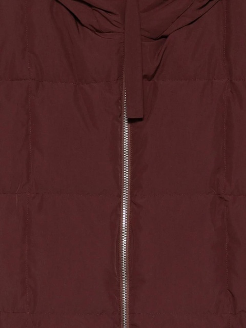 Jil Sander hooded-neck padded jacket - Red - zdjęcie produktu nr 2