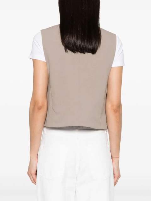 AMI Paris open-front waistcoat - Neutrals - zdjęcie produktu nr 2