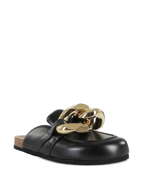 JW Anderson chain-embellished mules - Black - zdjęcie produktu nr 1