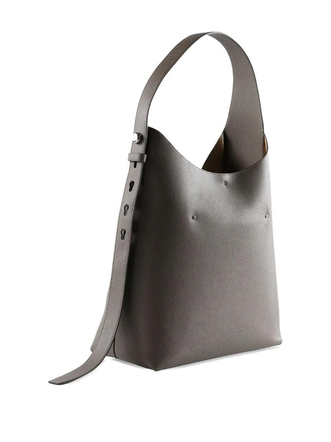 Tory Burch medium Romy leather tote bag - Brown - zdjęcie produktu nr 1