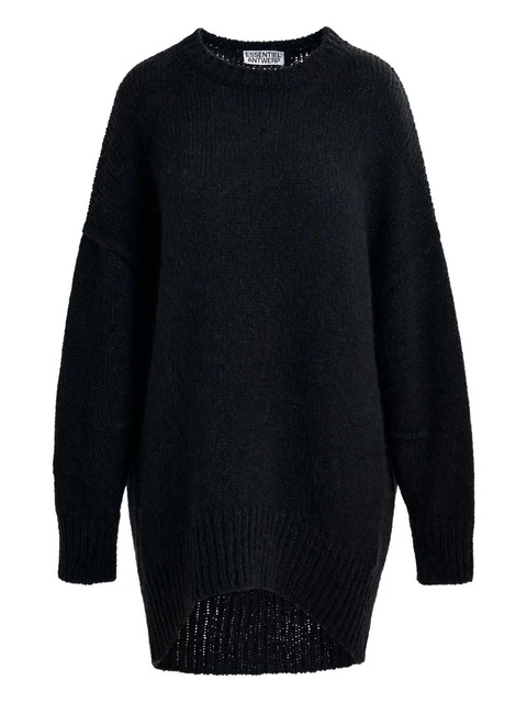 Essentiel Antwerp Ifly ruffled mini dress - Black - zdjęcie produktu nr 2