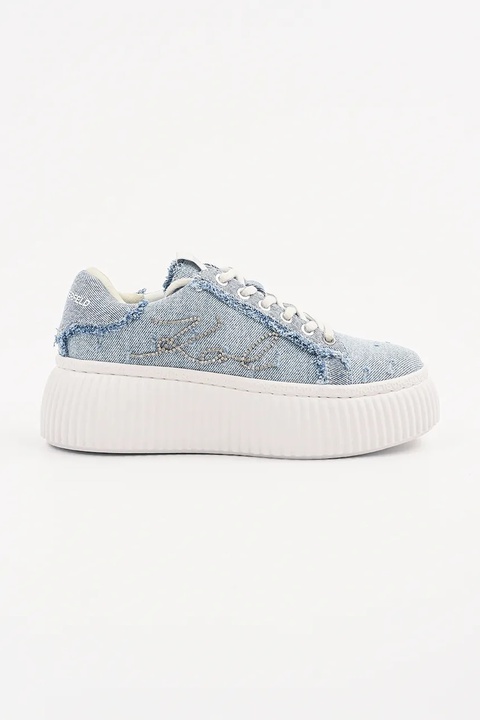 Karl Lagerfeld sneakersy KREEPER LO damskie kolor niebieski KL42372S - zdjęcie produktu nr 1