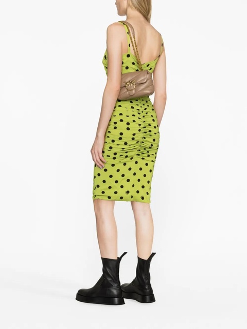 PINKO Love Baby padded leather bag - Brown - zdjęcie produktu nr 2