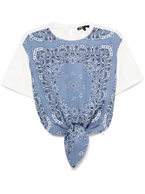 Maje panelled T-shirt - Blue - zdjęcie produktu nr 1