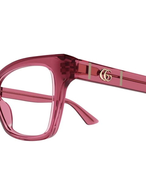 Gucci Eyewear GG logo glasses - Pink - zdjęcie produktu nr 2