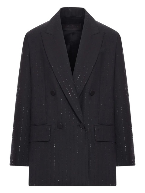 Max Mara double-breasted blazer - Black - zdjęcie produktu nr 1