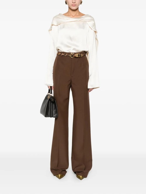 Gucci pressed-crease trousers - Brown - zdjęcie produktu nr 1