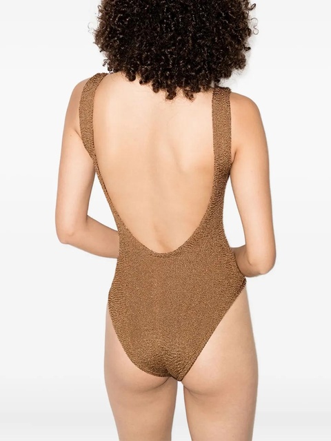 Hunza G square-neck swimsuit - Brown - zdjęcie produktu nr 2