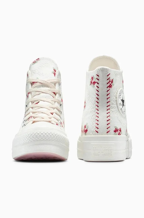 Converse trampki Chuck Taylor All Star Lift kolor biały A13659C - zdjęcie produktu nr 2