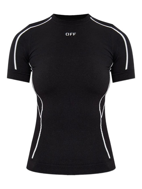 Off-White logo-detail T-shirt - Black - zdjęcie produktu nr 1