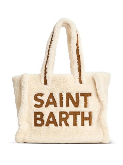 MC2 Saint Barth teddy logo maxi colette bag - Neutrals - zdjęcie produktu nr 1