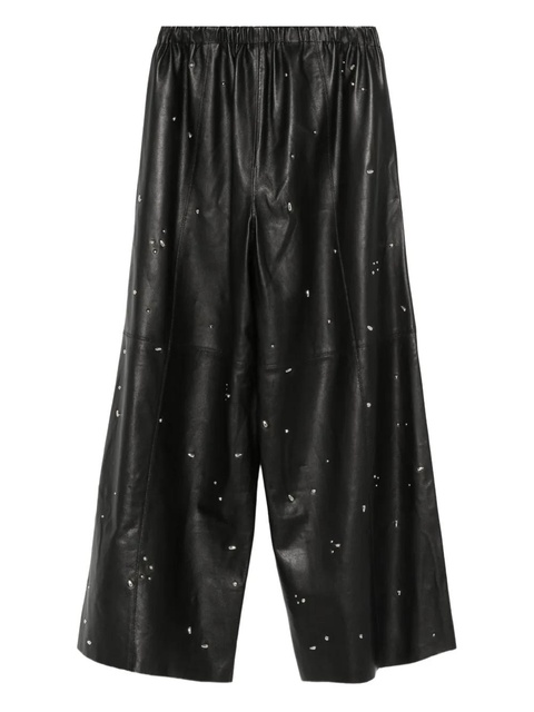 Alysi elasticated-waistband trousers - Black - zdjęcie produktu nr 2