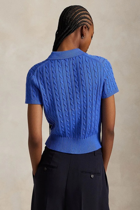 Polo Ralph Lauren sweter bawełniany damski kolor niebieski lekki 211972118 - zdjęcie produktu nr 2