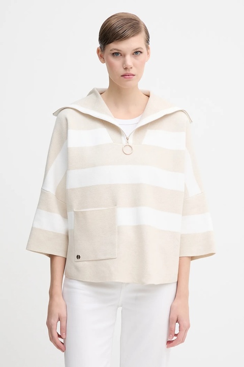 Joseph Ribkoff sweter damski kolor beżowy lekki 261983 - zdjęcie produktu nr 1