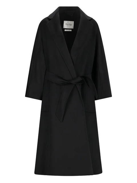 Max Mara tie-waist coat - Black - zdjęcie produktu nr 1