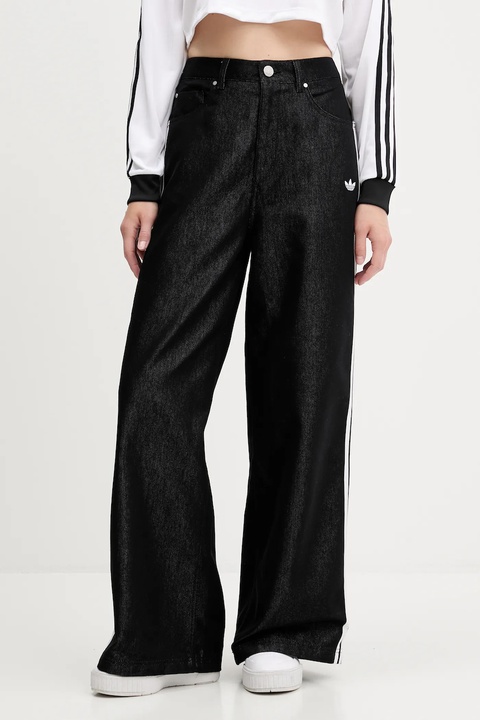 adidas Originals jeansy Baggy Shine Dnm damskie high waist KE9799 - zdjęcie produktu nr 1