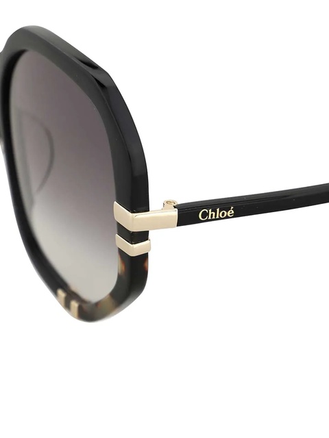 Chloé geometric-frame sunglasses - Black - zdjęcie produktu nr 2