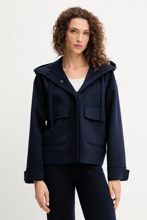 Weekend Max Mara płaszcz GARY kolor granatowy 2525086041600 - zdjęcie produktu nr 1