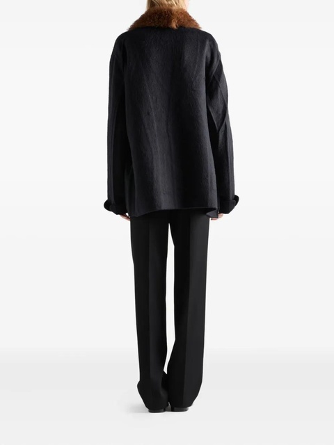 Prada zipper-fly wool trousers - Black - zdjęcie produktu nr 2