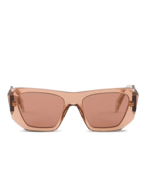 Prada Eyewear rectangle sunglasses - Brown - zdjęcie produktu nr 2