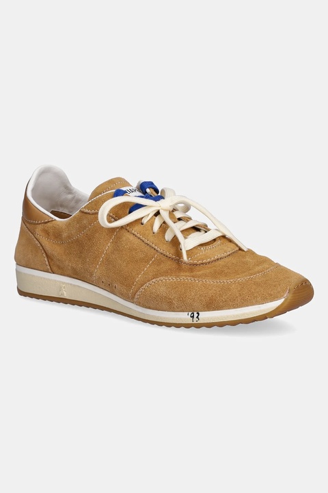 Patrizia Pepe sneakersy zamszowe damskie kolor beżowy 2Z0054 L055 B768 - zdjęcie produktu nr 1