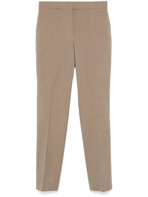 Jil Sander wool tailored trousers - Brown - zdjęcie produktu nr 1