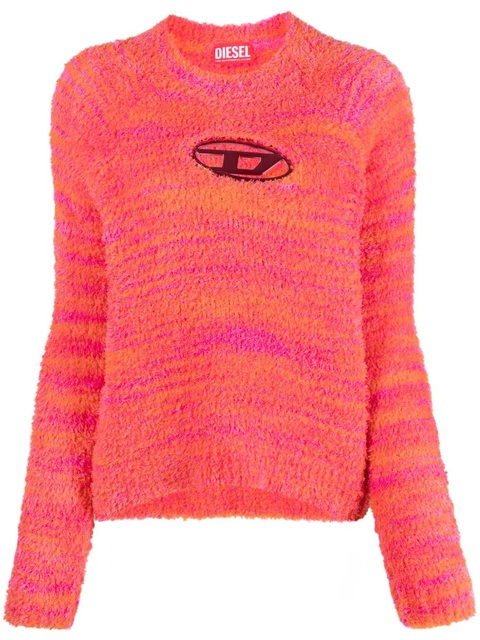 Diesel M-Kyra logo-plaque jumper - Pink - zdjęcie produktu nr 1