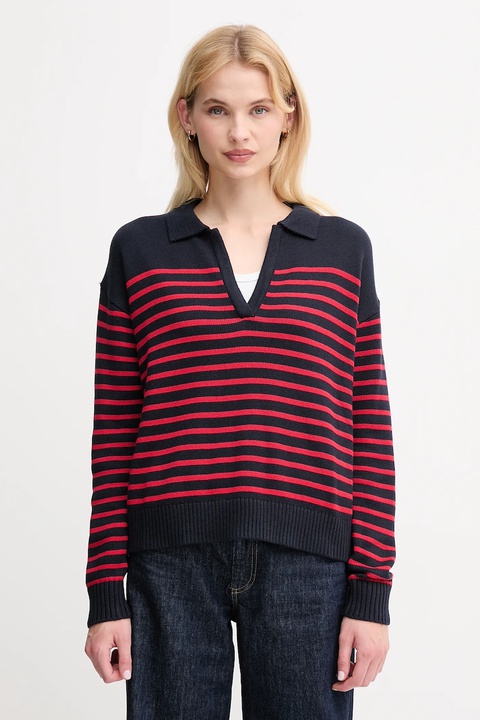 Pepe Jeans sweter damski kolor granatowy lekki PL7000012 - zdjęcie produktu nr 1